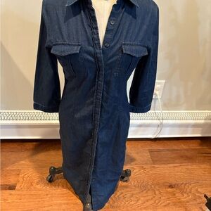 LOFT Denim Shirt Dress
